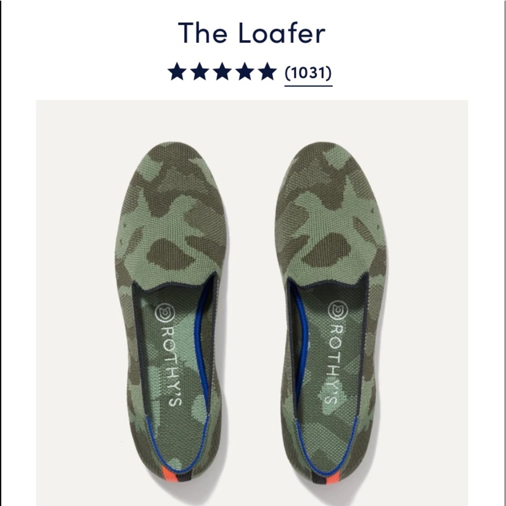 Rothy’s Camo Loafer